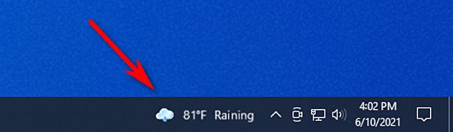 怎么恢復(fù)Windows10 21H1的任務(wù)欄天氣小部件？
