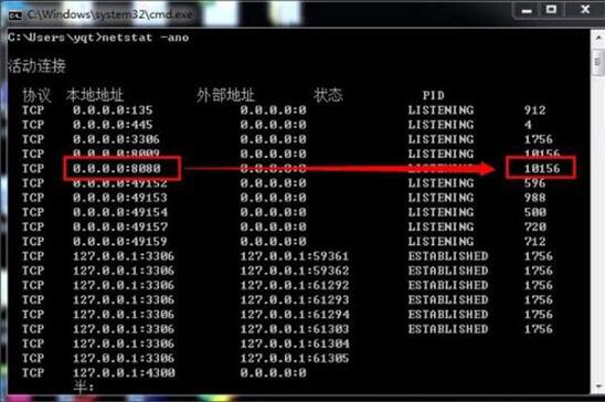 Win7旗艦版提示8080端口被占用怎么辦？