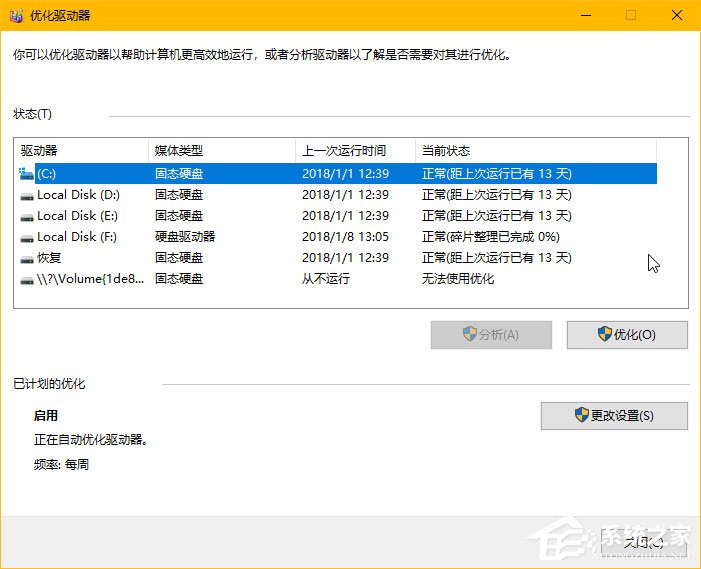 Windows10如何判斷系統使用的是否為SSD磁盤？