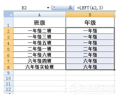 Excel中如何使用Left函數？