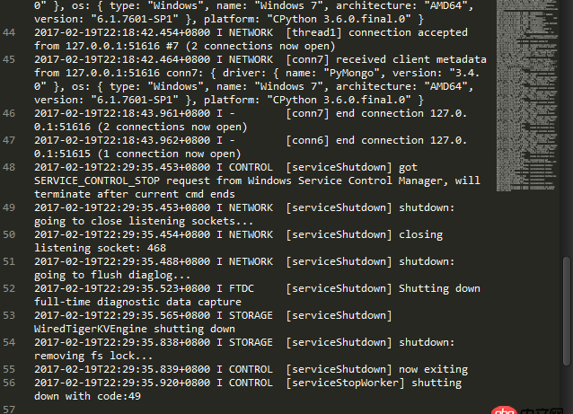python - mongoDB無法正常啟動(dòng)