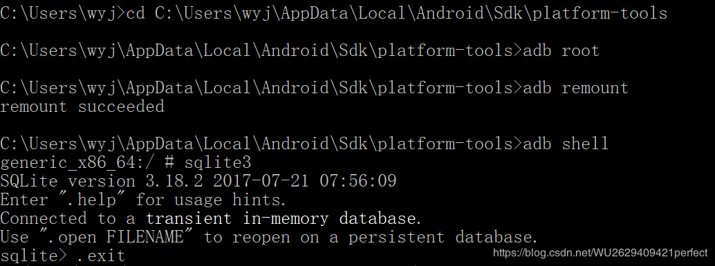 Android如何通過命令行操作Sqlite3數(shù)據(jù)庫的方法