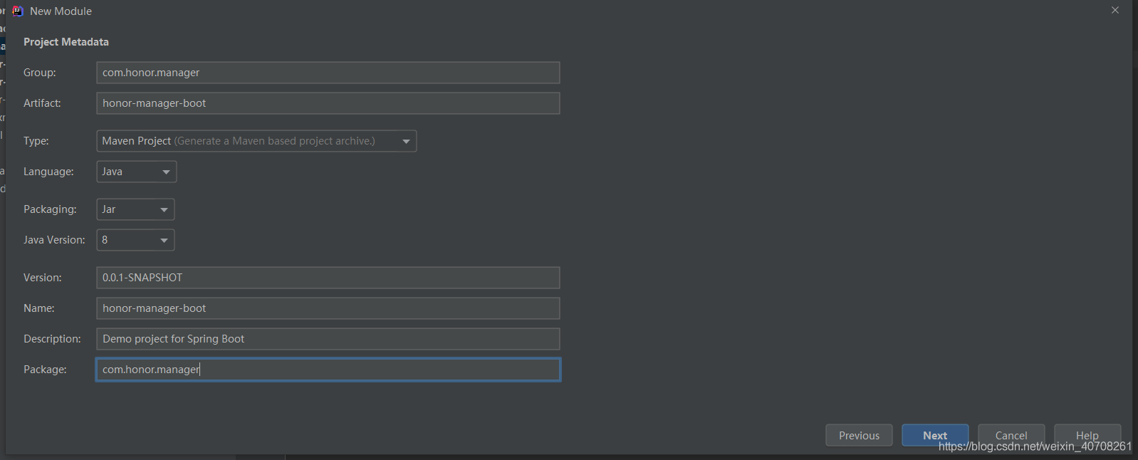 springboot+idea+maven 多模塊項目搭建的詳細過程（連接數(shù)據(jù)庫進行測試）