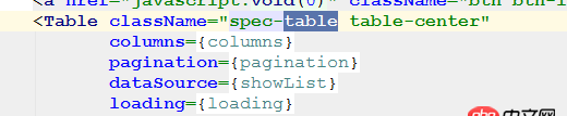 javascript - react我用了antdesign的table控件，我怎么強制用自己的style覆蓋掉調用的class的某個屬性