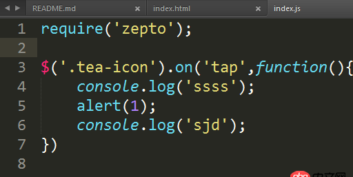 javascript - fis3 構建 模塊加載調用問題，index.js不能加載模塊zepto.js，也沒有錯誤報警，