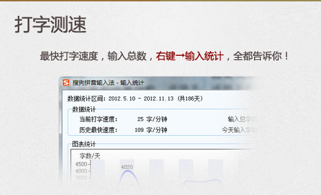 搜狗輸入法如何統(tǒng)計字數(shù)？查看搜狗輸入法打字速度與字數(shù)統(tǒng)計的方法