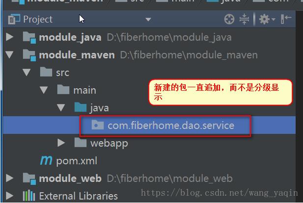 完美解決idea創(chuàng)建文件時(shí),文件不分級(jí)展示的情況