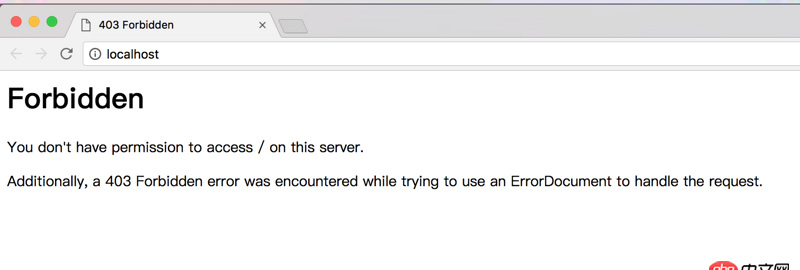 apache - Mac訪問(wèn)localhost 失敗