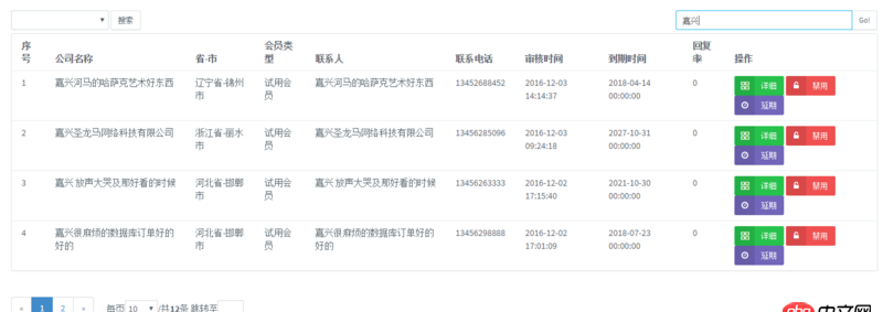 angular.js - AngularJS點擊搜索，實現(xiàn)數(shù)據(jù)變化