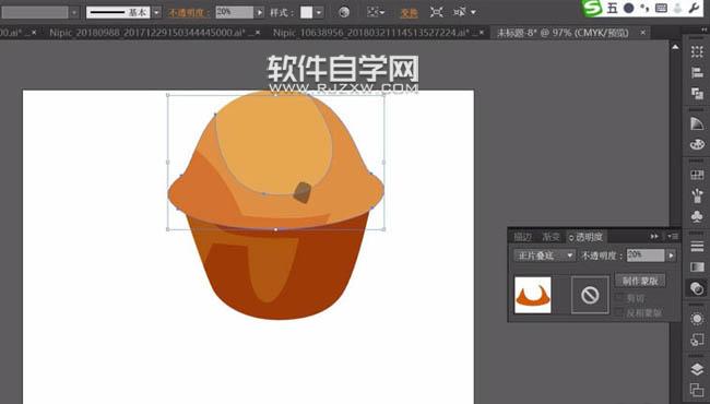 糕點(diǎn)圖案用ai怎么畫