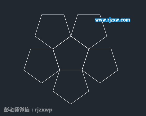 CAD怎么以邊畫(huà)多邊形。