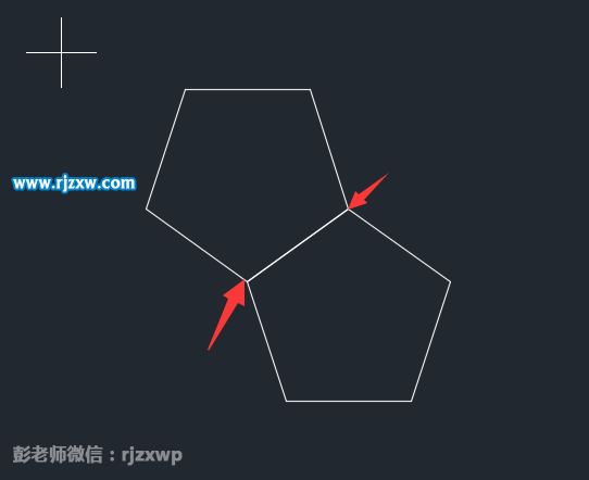 CAD怎么以邊畫(huà)多邊形。